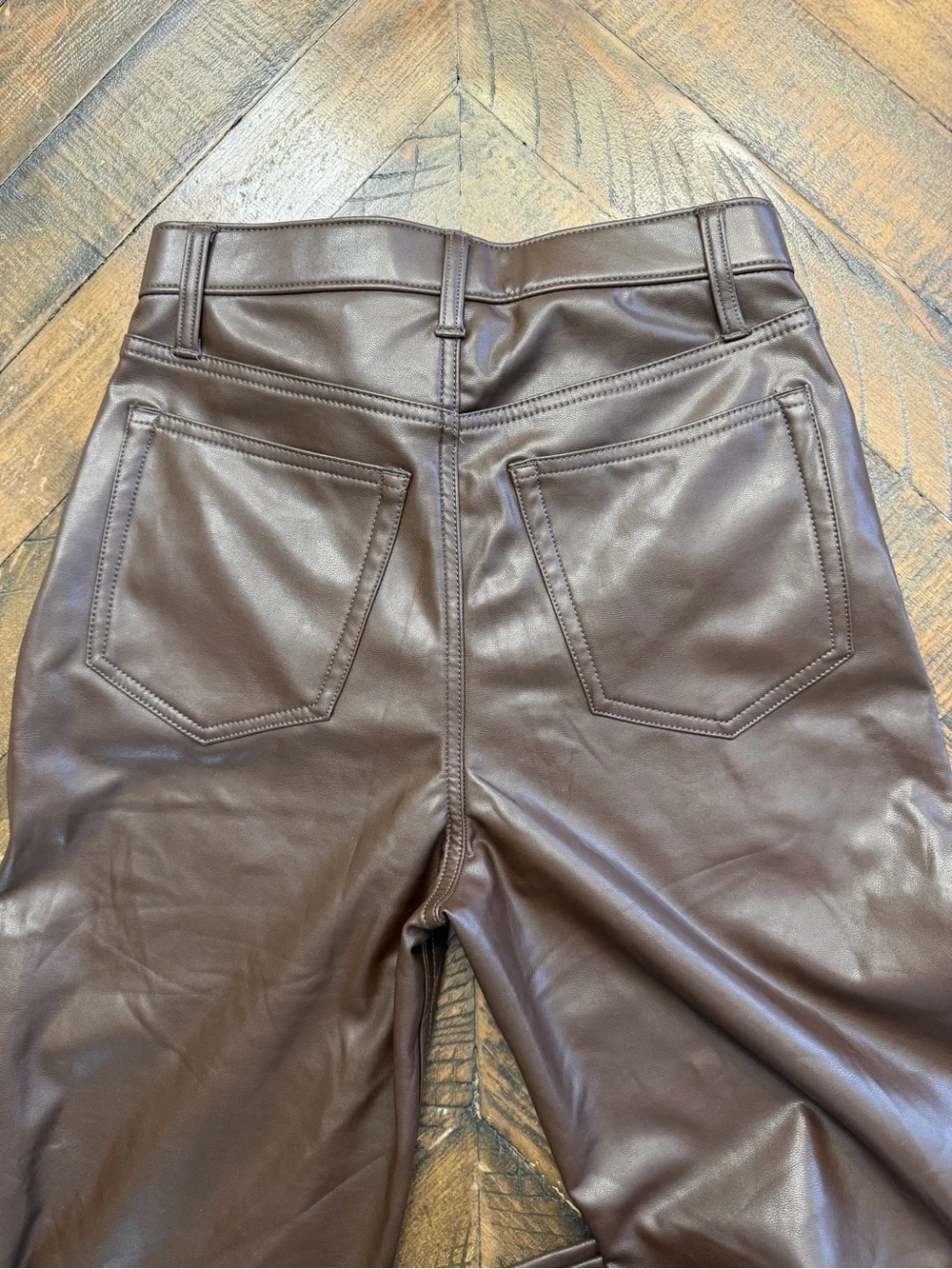 Abercrombie & Fitch 90s Straight Leg Brown High-Rise Straight Pants - Picture 7 of 7